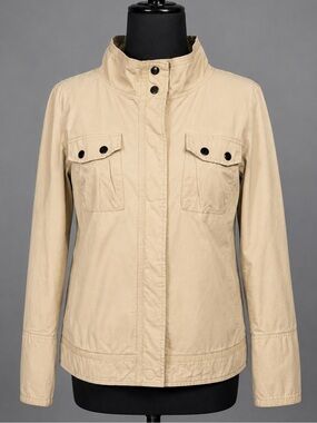 Columbia athleisure tan car coat utility jacket- fits like M
